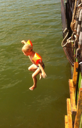 Zwemmen in het IJsselmeer