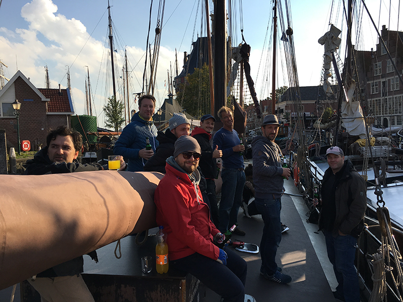 Albatros in den Hafen von Hoorn